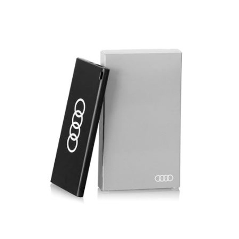 AUDI POWERBANKA KRUHY ČIERNA