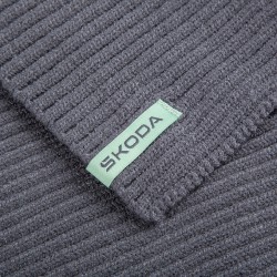 Súprava čiapky a šálu šedá